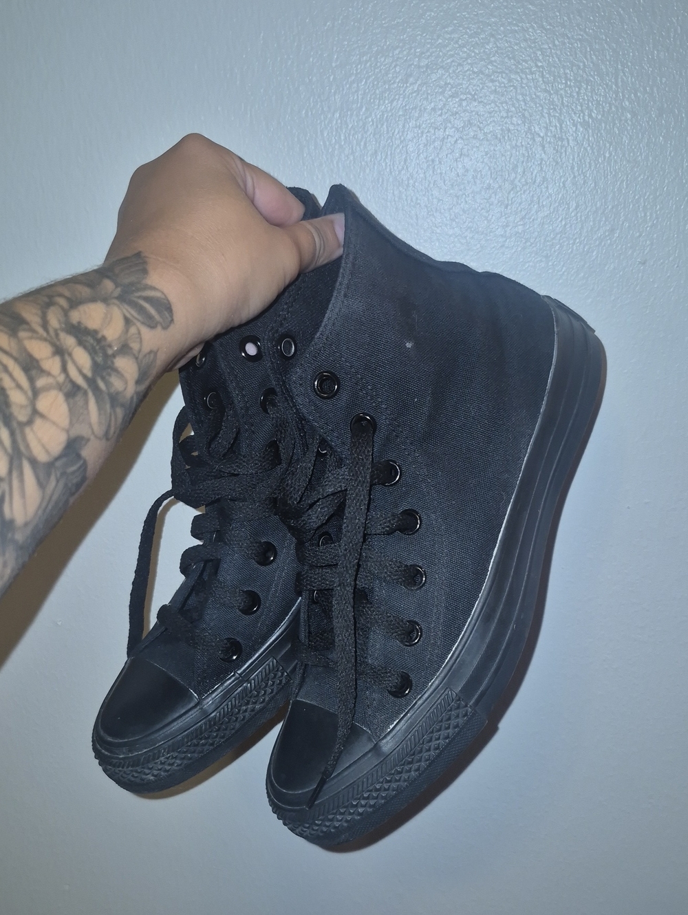 Converse Chuck Taylor All Star High-Top Sneaker - Black Monochrome (All Black)